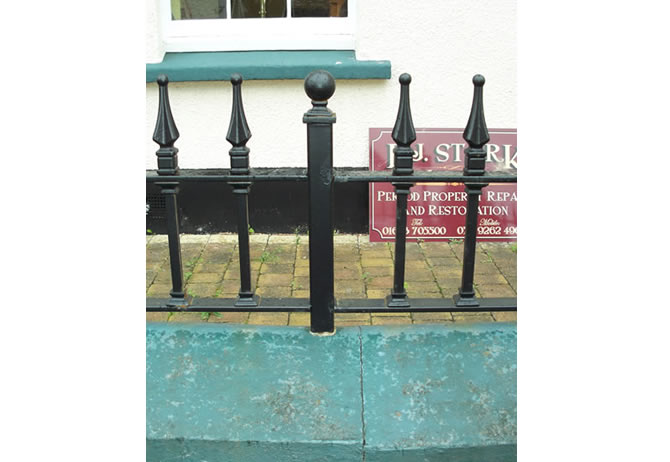 Installation of Railings to Grade II listed Dwelling